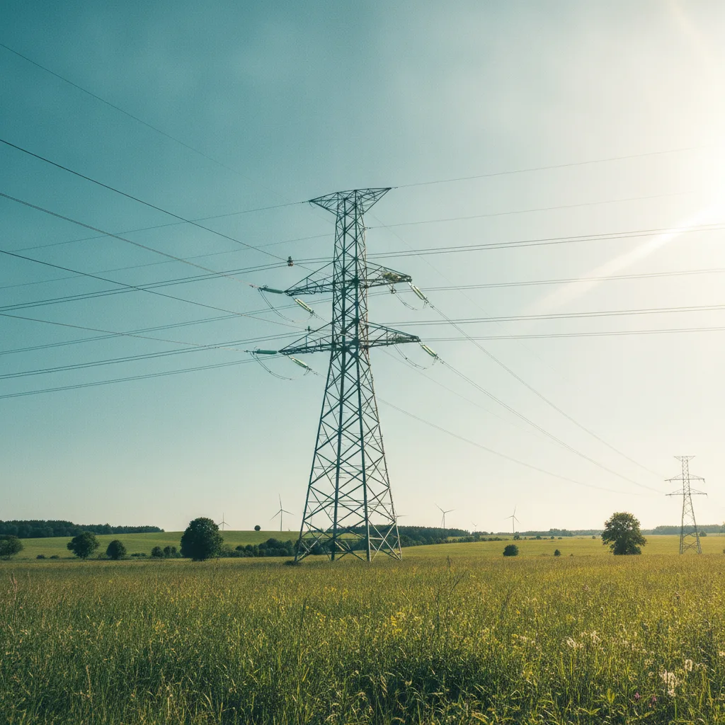 Działająca elektrownia